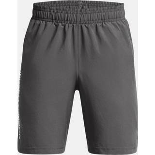 Under Armour Tech™ Woven Wordmark Boys' Shorts Castlerock / White YLG (149 - 160 cm)
