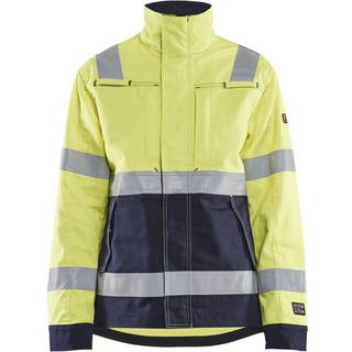 Blåkläder 4091 Dame Multinorm Arbejdsjakke / Dame Multinorm Arbejdsjakke - 3XL - High Vis Gul/Marineblå