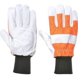 Oak kædesavshandske (Klasse 0) - Orange (Størrelse: XL)