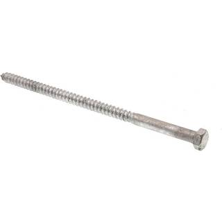 Prime-Line 9056655 Hex Lag Skruer 3/8 in. X 8 in. A307 Grade A Hot Dip Galvanized Steel (10 Pack)