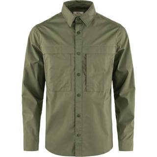 Fjällräven Men's Abisko Trail Shirt Long Sleeve Green, L