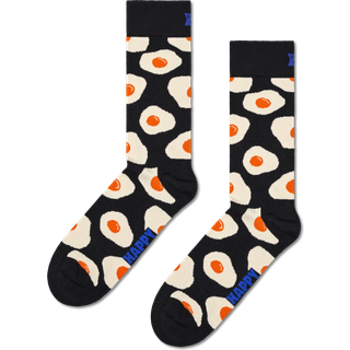 Happy Socks Sunny Side Up Sock - Black - Str 36/40