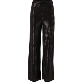 VILA Feste HW Straight Pants Black S