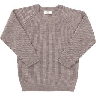 Copenhagen Colors Merino Classic Rib Blouse  Natural Melange 128 cm  Beige  128 cm  unisex