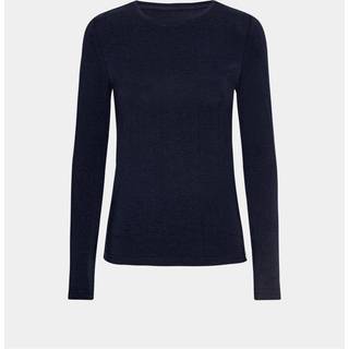 Navy langærmet bambus T-shirt til dame fra Copenhagen Bamboo, XL