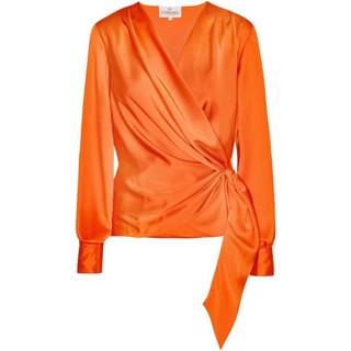Karmamia Ines Blouse - Slå-om-bluse - Semi Rich Orange