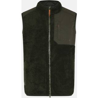 Teddy fleece vest | Polyester | Grøn