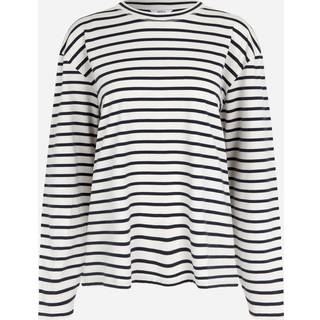 Enkulla Langærmet T-shirt, Gardenia/Navy Blazer, XS