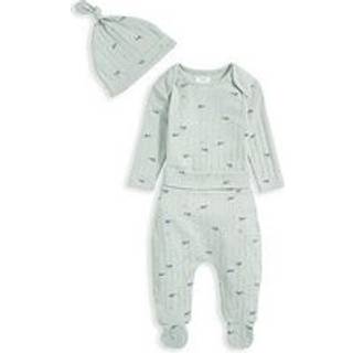 Mamas & Papas Mamas & Papas Grey 100% Cotton Whale Print All In One Set 3 Piece