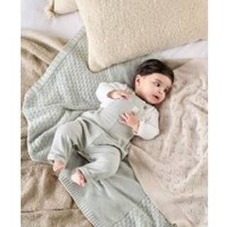 Mamas & Papas Mamas & Papas Green Sweat Dungaree & Bodysuit Set