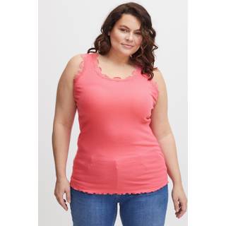 Fransa Plus Size Selection FPZAMOND Top - Pink - Str 54/56 - Damer