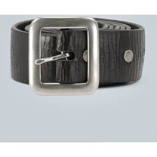 RRL Burnished leather belt - black - 80CM