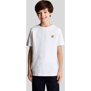 Lyle & Scott Lyle & Scott White Boys Essentials 100% Cotton Crew Neck T-Shirt