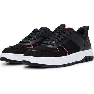 HUGO Herren Sneaker schwarz Textil & Canvas