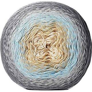 Garnkunst blomster garn 55% bomuld 45% akryl 250gr 1094yd flerfarvet bomuldsgarn regnbue h?klet garn for?r sommer 2 sport garn (268)