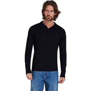 Raging Bull Raging Bull 100% Cotton Classic Knitted Polo Black Jumper