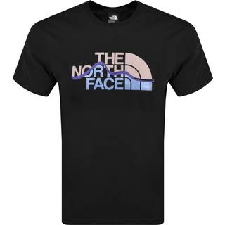 The North Face Mountain Line T Shirt Black