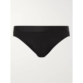 Zimmerli Herren Slip schwarz Viskose/Modal unifarben