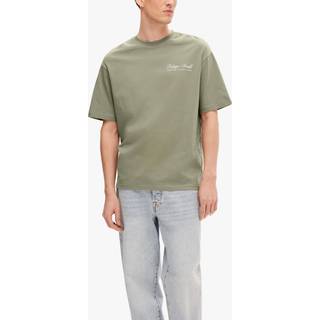 SLHLOOSEGIB PRINT SS O-NECK TEE