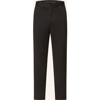 Tapered Knit Trousers - Black - 3130