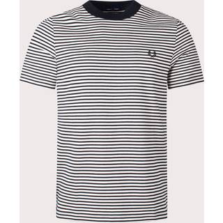 Fred Perry Herren T-Shirt beige,schwarz gestreift