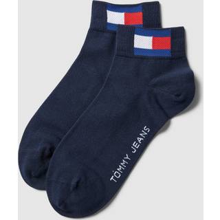 Tommy Men Uni Flag Quarter Sock 2-pak - Navy-2 - Str 43/46