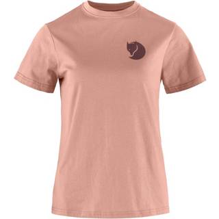 Fjällräven Women's Fox Boxy Logo Tee T-shirt Damer størrelse S farve pink