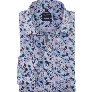OLYMP Herren Hemd multicolor geblümt