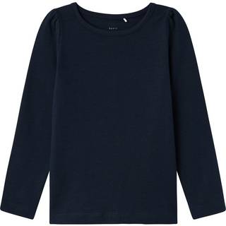 NAME IT Langærmet Bluse Viline Dark Sapphire