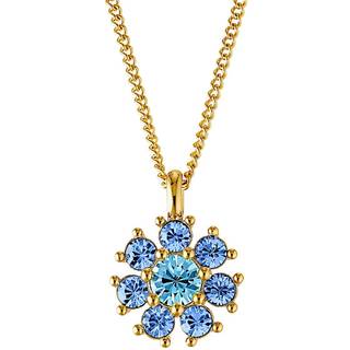 DYRBERG/KERN DELISE HALSKÆDE 440033 (Gold, Blue, ONESIZE)
