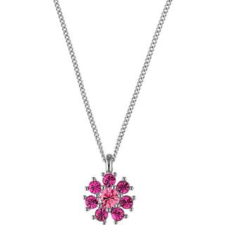 DYRBERG/KERN DELISE HALSKÆDE 440031 (Silver, Pink, ONESIZE)