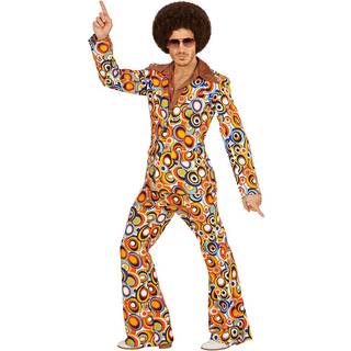 70s Groovy Kostüm Anzug Bubbles S-48
