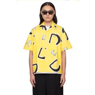 Jacquemus Jean printed cotton bowling shirt - multicoloured - EU 41