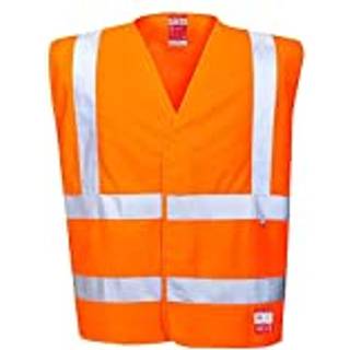 Hi-vis FR antistatisk flammehæmmende vest - Orange (Størrelse: XXL/3XL)