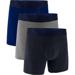 Under Armour Performance Cotton Men's 6" 3-Pack Boxerjock® Midnight Navy / Steel Full Heather / Castlerock L