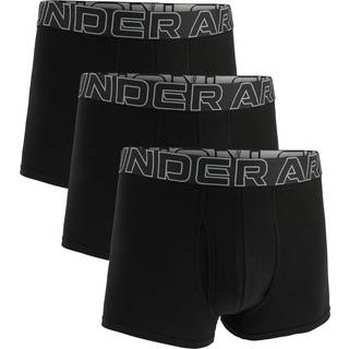 Under Armour Performance Cotton Men's 3" 3-Pack Boxerjock® Black / Black / Steel XXL
