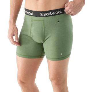 Smartwool Merino Boxer Brief Str. M Grøn - Komfortabelt Undertøj til Herre