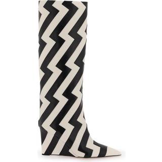 Jimmy Choo Blake 85 leather knee-high boots - black - EU 40