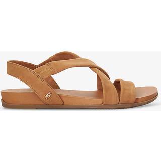 Dune London Landies Cross Strap Comfort Flade sko SandalerEU 41 (UK 8)