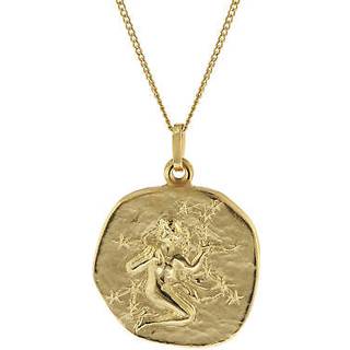 trendor 41960-09 Jungfrau Sternzeichen Ø 20 mm mit 333/8K Goldkette für Herren