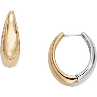 Skagen SKJ1819998 KARIANA WAVES Stainless Steel and Yellow IP Earrings - A70299