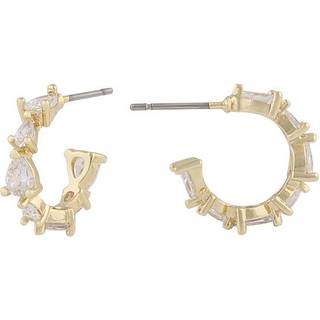 Snö Of Sweden Ashley Small Oval Earring Gold/Clear Onesize
