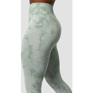 Define Seamless Tie Dye Tights Light Sea Green