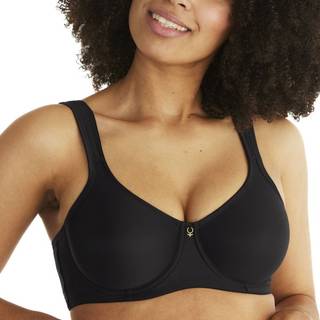 Swegmark Clean Curves Moulded CoolMax Wire Bra - Black - G 80