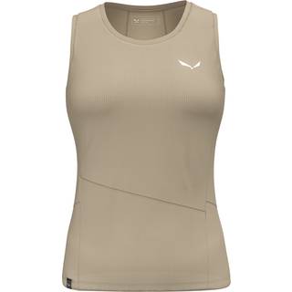 Salewa Women's Puez Sporty Dry Tank Tank Top Damer størrelse 42 farve beige