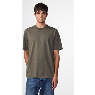 NN07 Adam Pima Crew Neck T-Shirt Capers Green