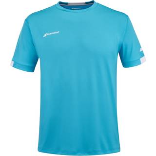 Babolat Play Crew Neck Tee Cyan Blue