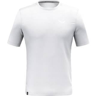 Salewa Puez Hybrid Dry T-Shirt Funktionsshirt Herrer størrelse 48 farve grå/hvid