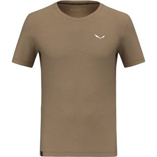 Salewa Eagle Minilogo Alpine Merino T-Shirt Merino-shirt Herrer størrelse 52 farve quicksand