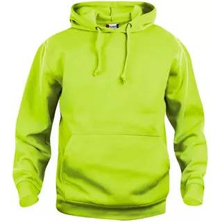 Clique 21031 Basic Hoody / Hættetrøje refleks grøn S